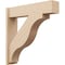 Ekena Millwork 7 1/2-in W x 32-in D x 32-in H Funston Block Rough Cedar Woodgrain TimberThane Outlooker, Primed Tan OUTUR075X32X32FST44RCPR - alternate 1
